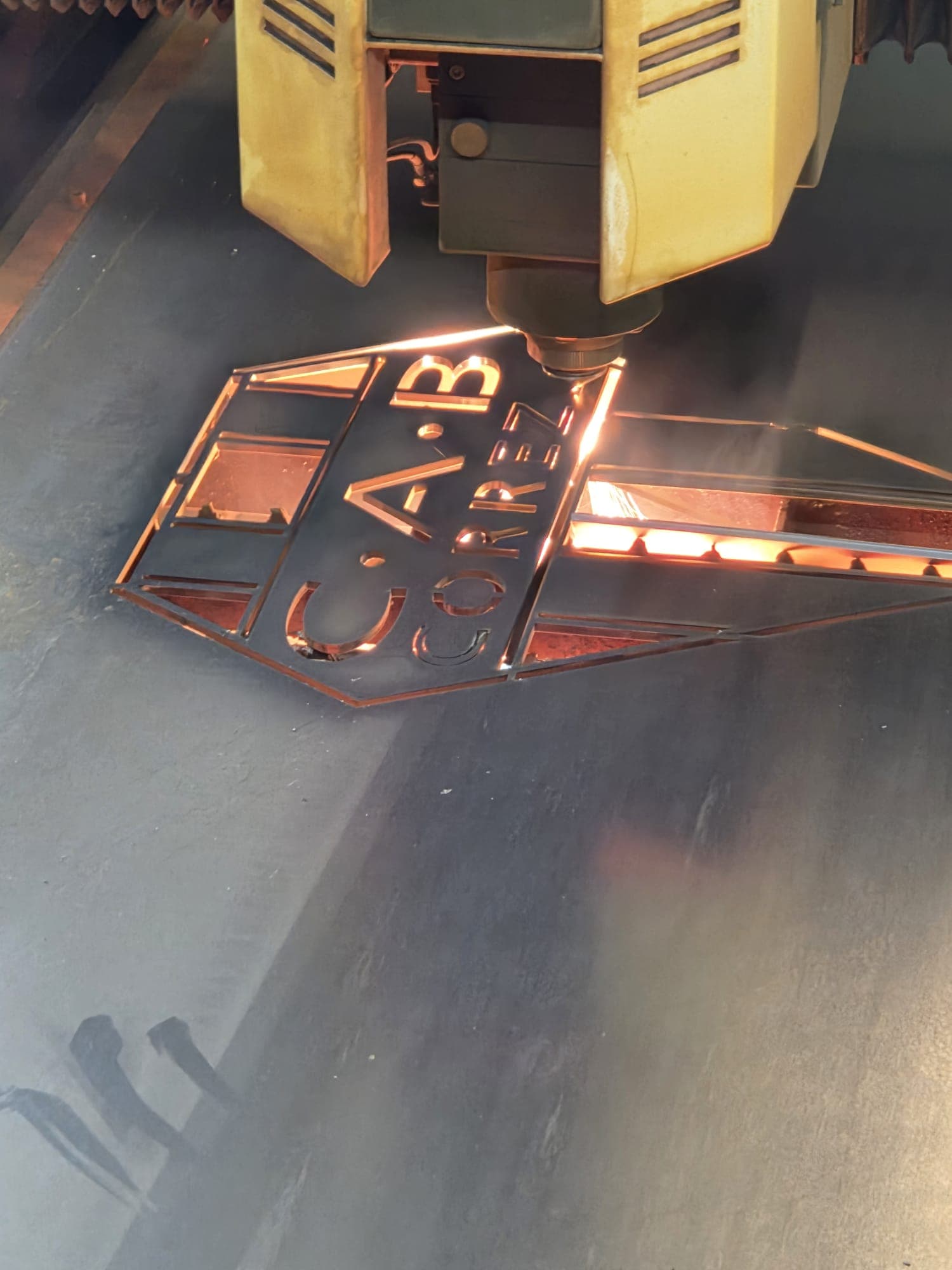 Brasero C.A.B : découpe laser